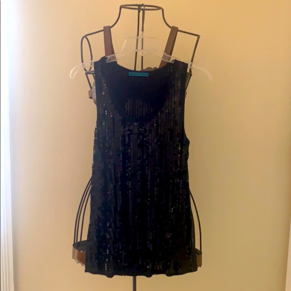 Black Sequined Tank